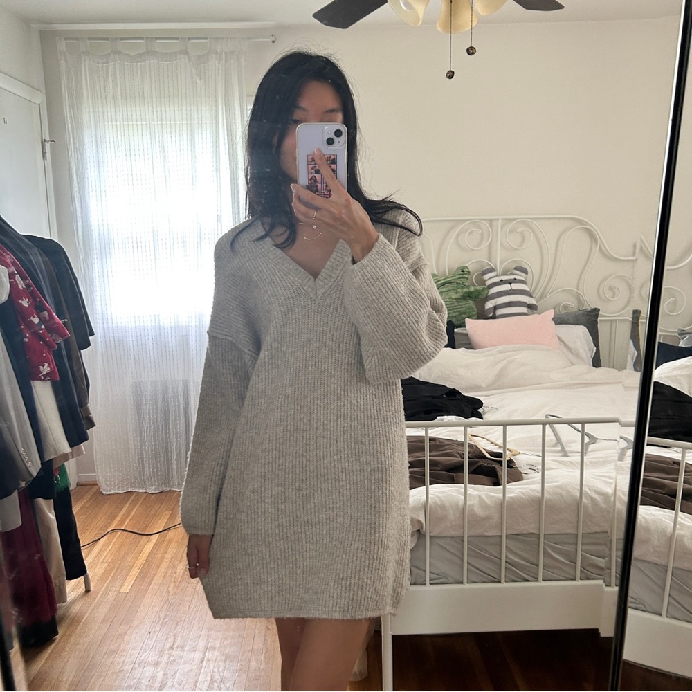 topshop sweater dress size 4-6